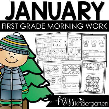 January Morning Work First Grade