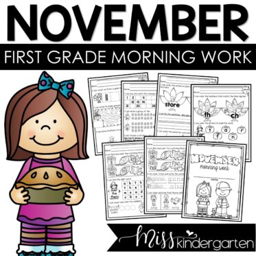 November Morning Work First Grade