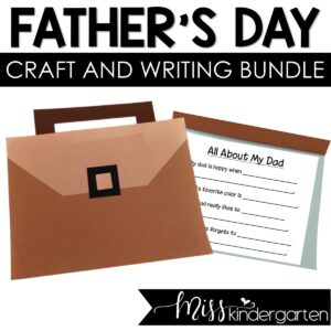 Father's Day craft and writing bundle