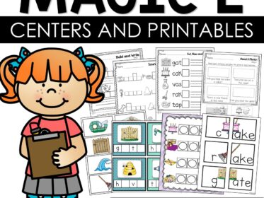Magic e Worksheets Games Centers and Activities