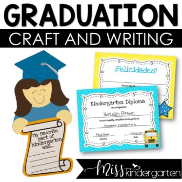 Graduation Buddies Craft and Writing Templates