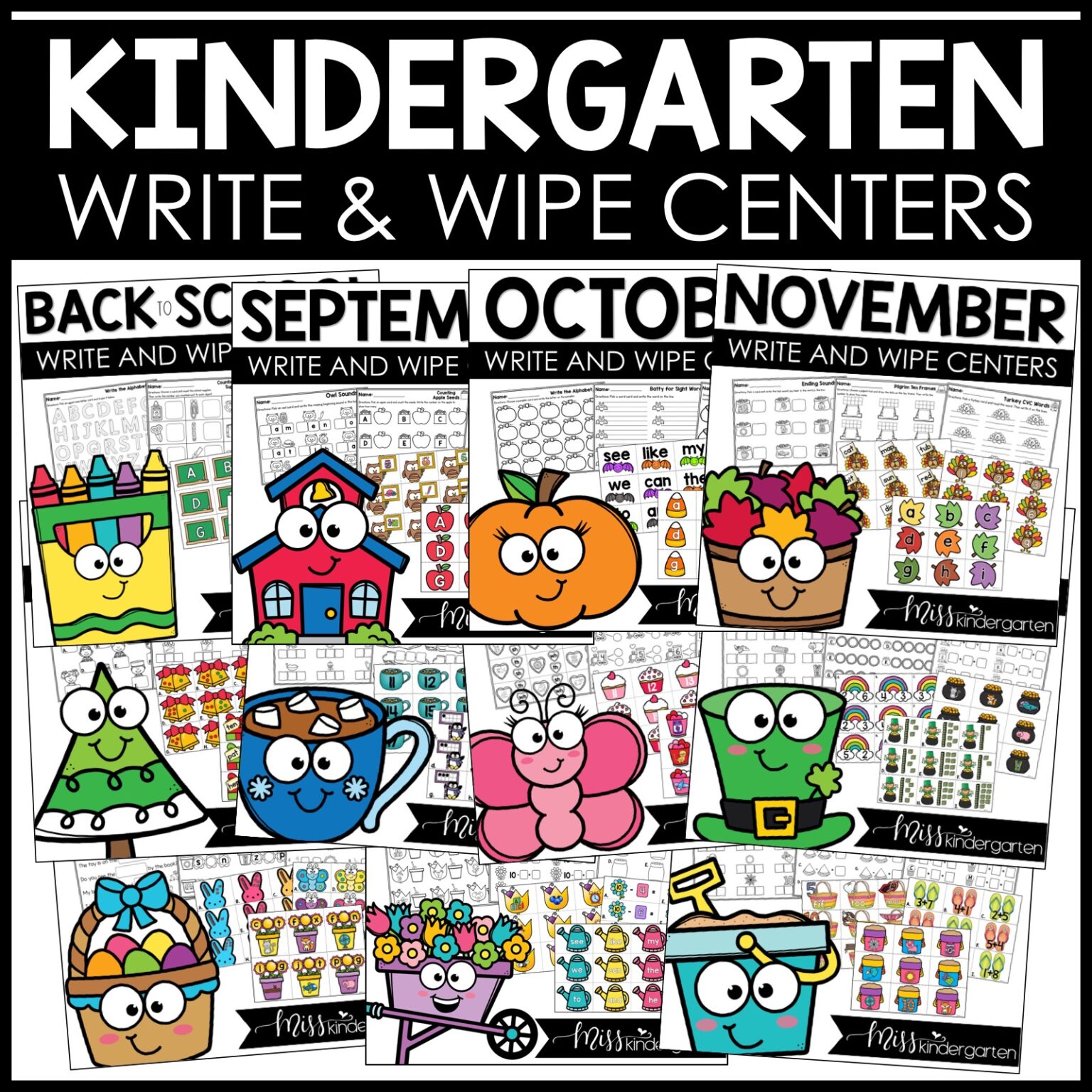 Kindergarten Worksheets - Miss Kindergarten