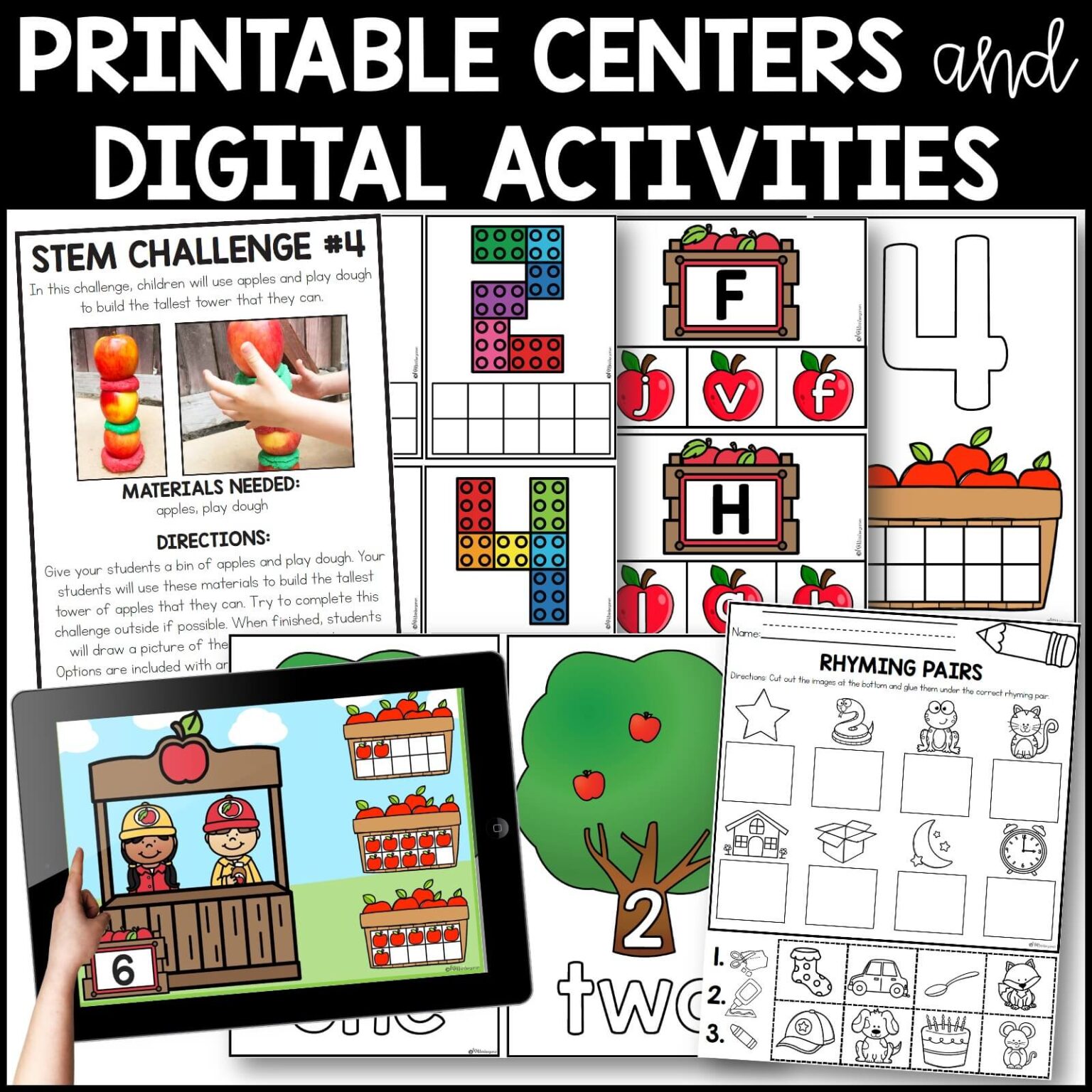 Fall Activity Bundle - Miss Kindergarten