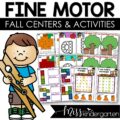 Fall Fine Motor Activities and Centers Beginning of the Year Kindergarten