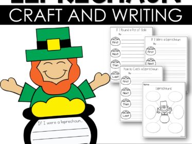 St Patricks Day Activities Leprechaun Craft and Writing Templates