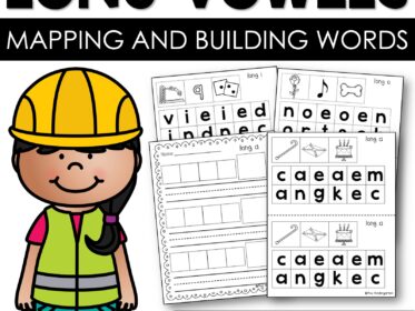 Word Mapping CVCe Words Long Vowel Worksheets Science of Reading