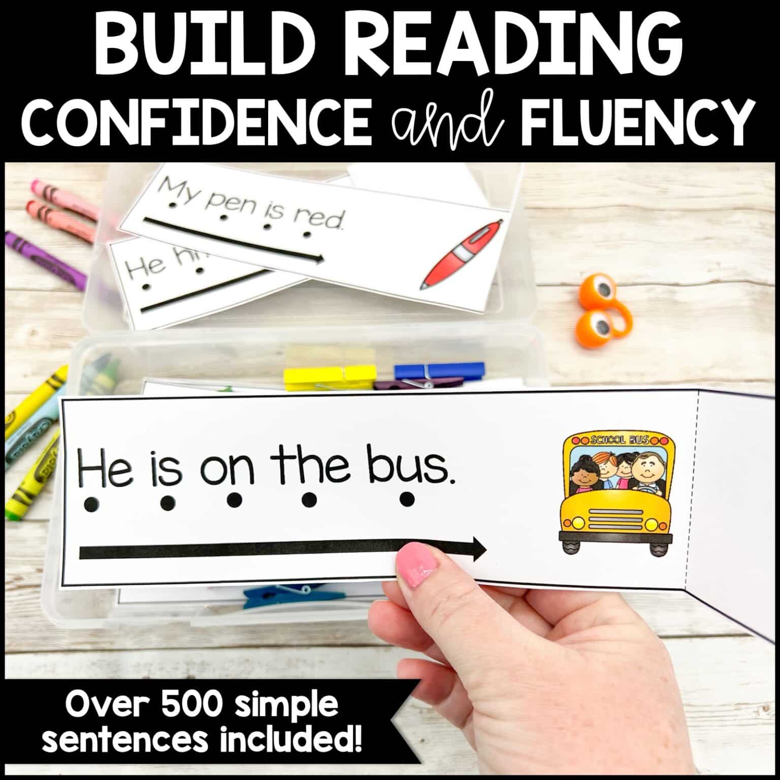 Sentence Reading Read and Reveal Decodable Sentences Phonics Skills ...