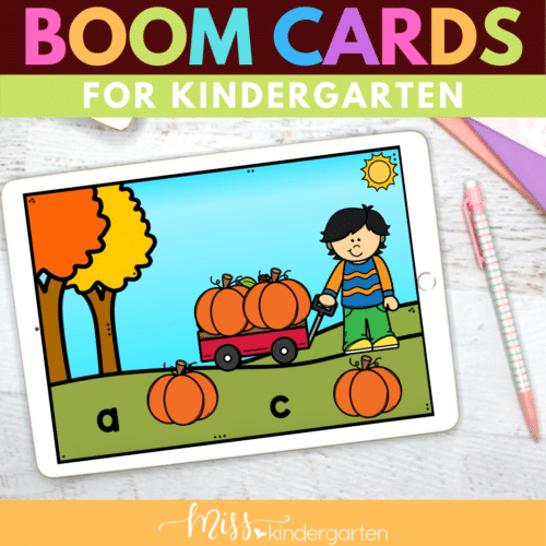 Kindergarten Boom Cards™ for October Kindergarten Boom Cards™ for October