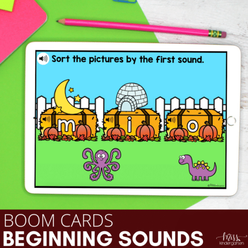 Kindergarten Boom Cards™ for October Kindergarten Boom Cards™ for October