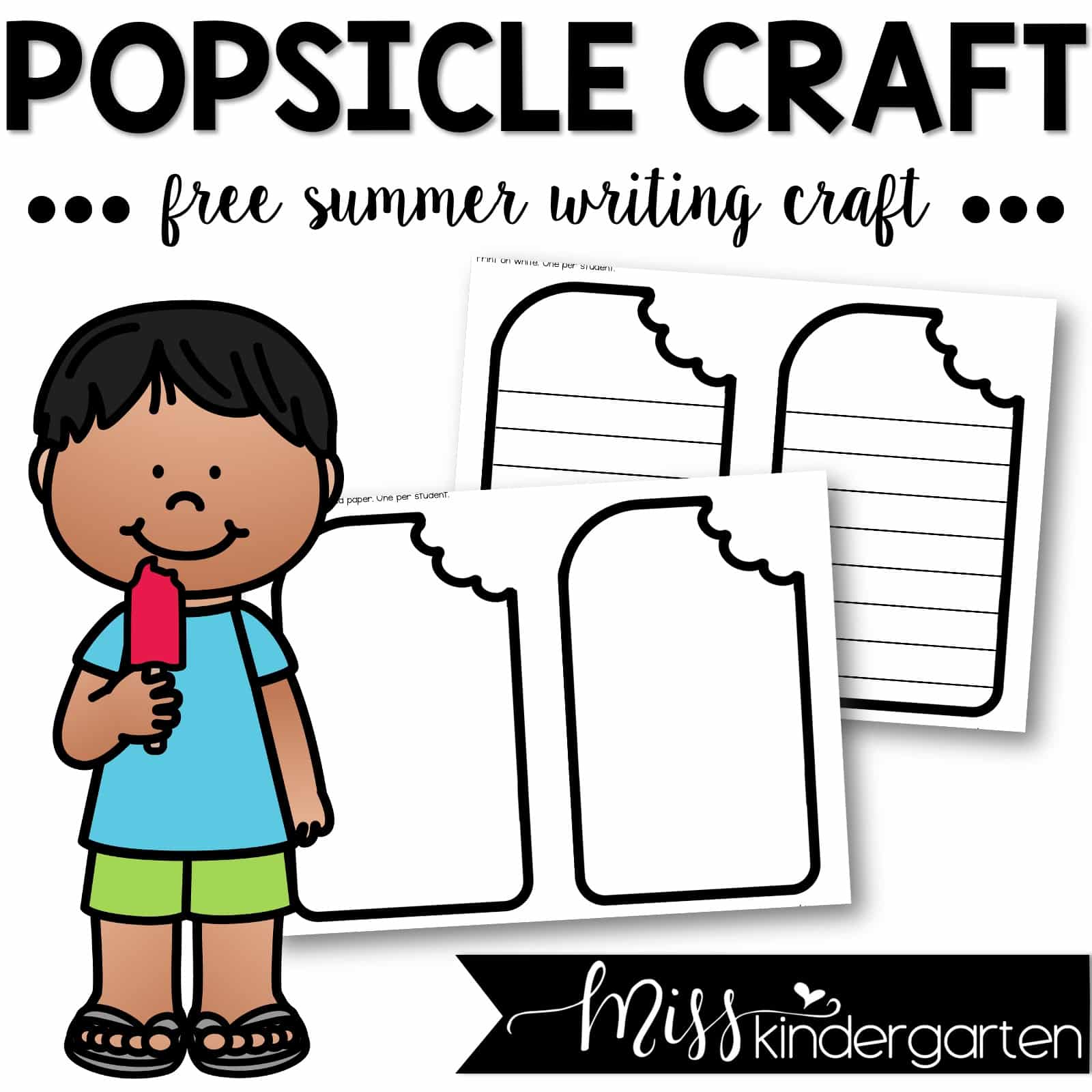 Summer Popsicle Craft - FREE Download