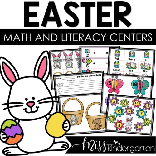 Easter Hands-On Math and Literacy Centers Easter Hands-On Math and Literacy Centers
