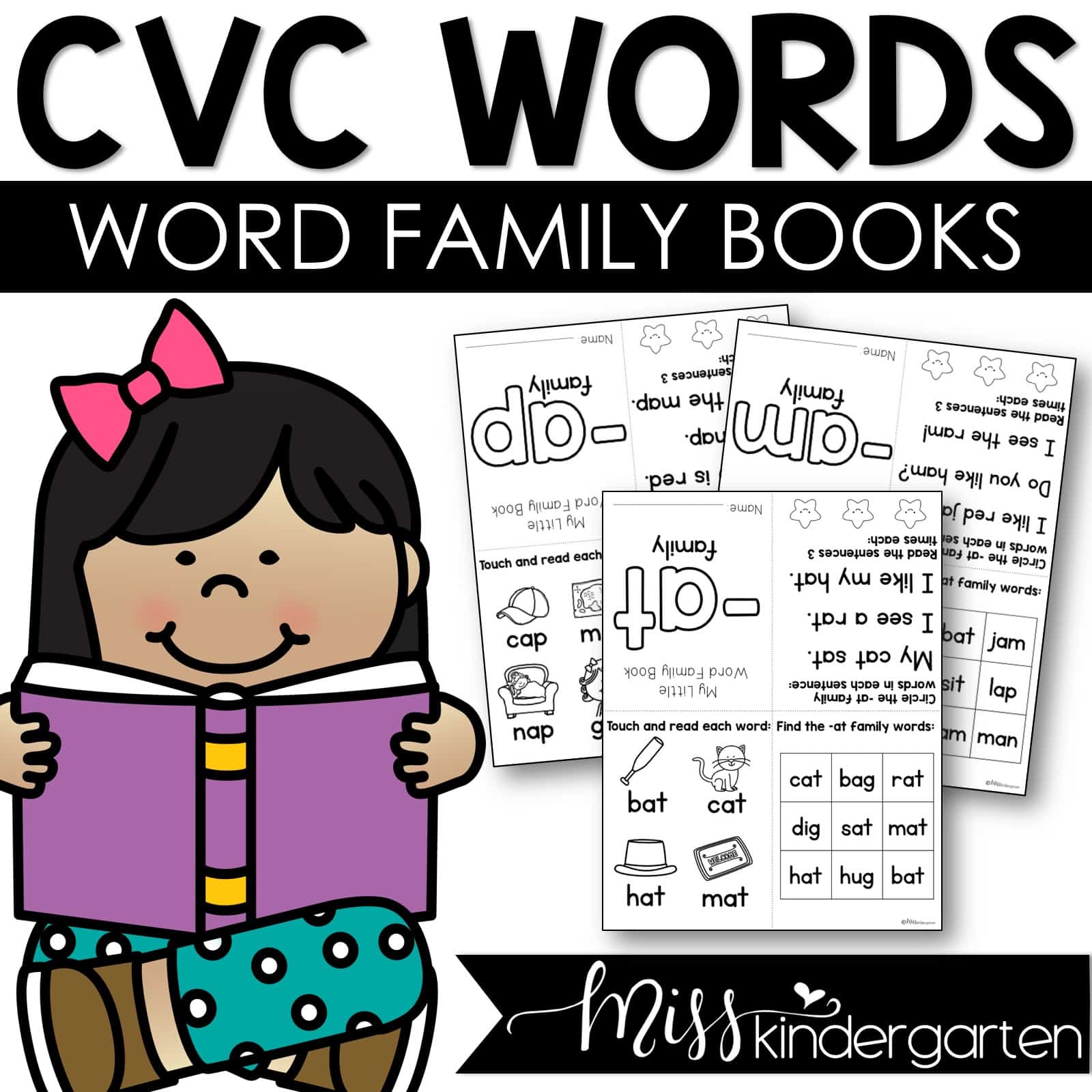 CVC Words Word Family Books