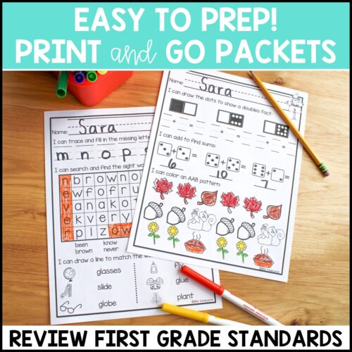 October Morning Work First Grade October Morning Work First Grade