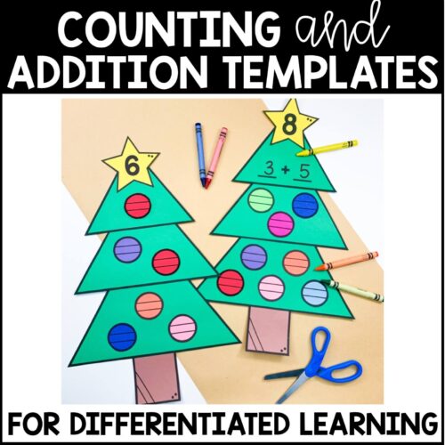 Christmas Tree Math Craft - Miss Kindergarten