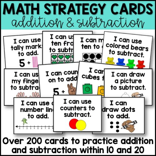 Addition and Subtraction Task Cards Addition and Subtraction Task Cards