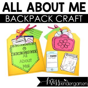 All About Me Backpack Craft