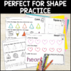 2D and 3D Shapes Worksheets Freebie