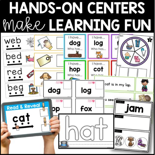 Small Group Reading Intervention CVC Words Activities Phonics Games & Centers Small Group Reading Intervention CVC Words Activities Phonics Games & Centers