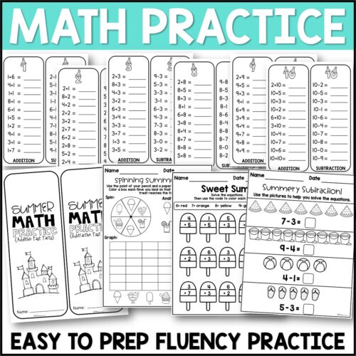 Kindergarten Summer Review Packet | Summer Practice of Kindergarten ...